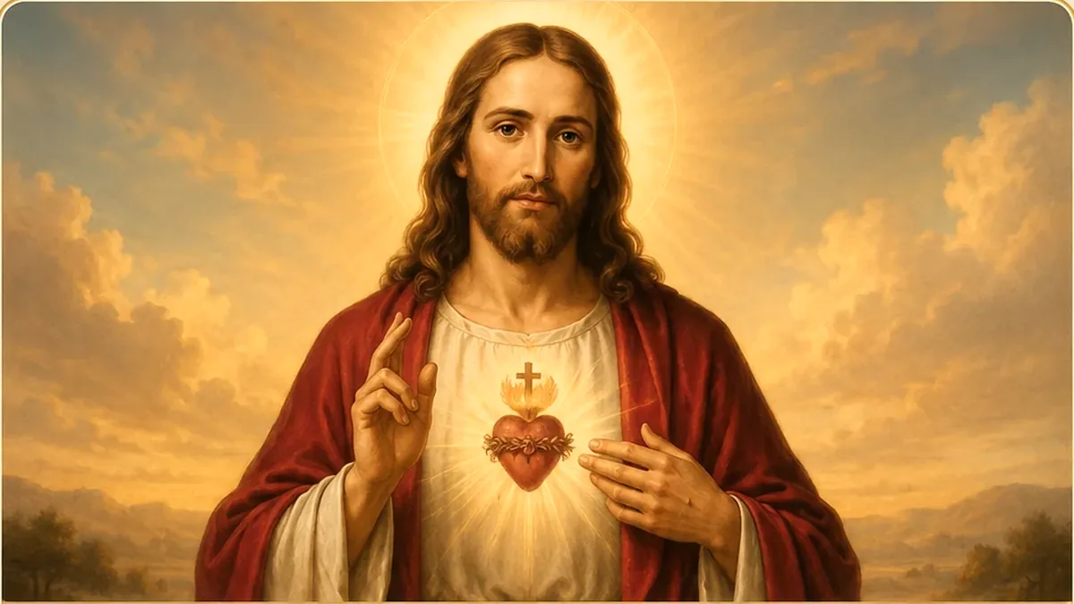 Jesús en una escena sobre reino de dios